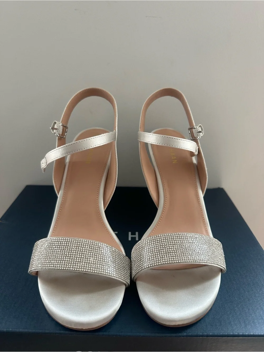 Cole Haan Josie Satin Wedge Sandal